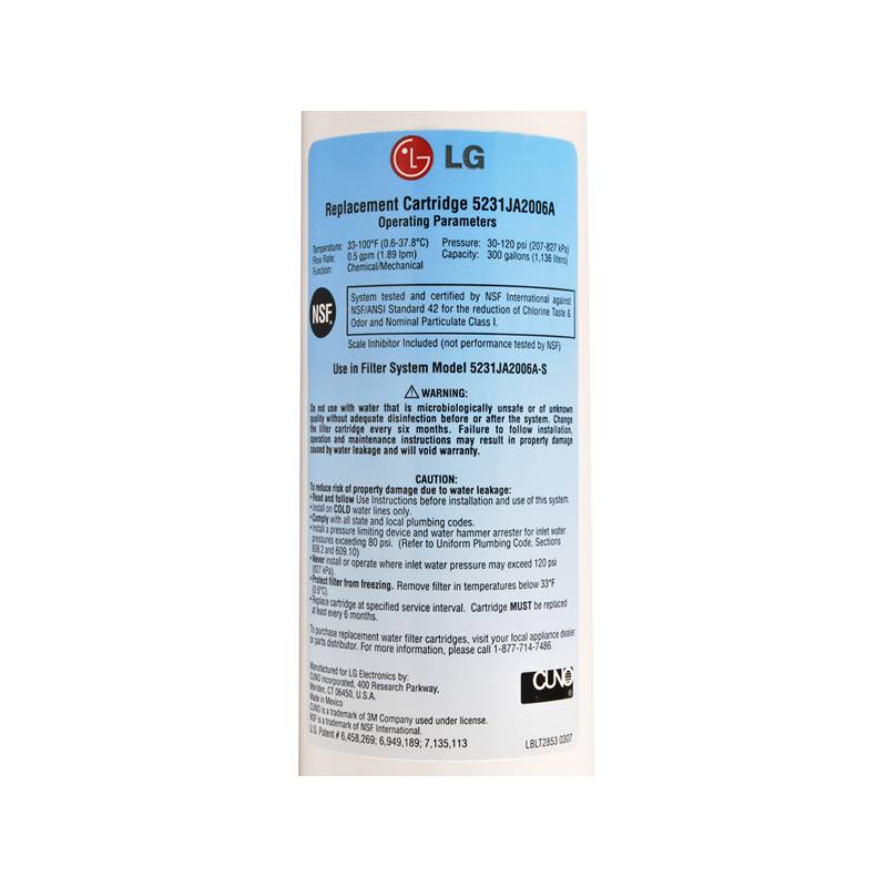 LG 5231JA2006A (LT600P) Original Fridge Water Filter