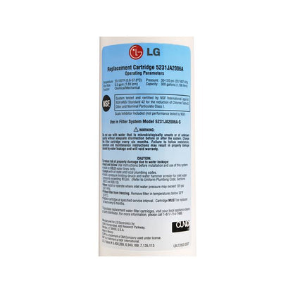 LG 5231JA2006A (LT600P) Original Fridge Water Filter